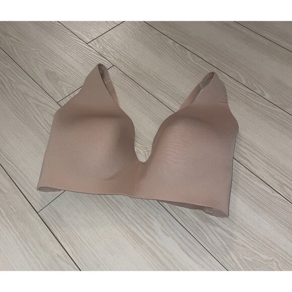 Gap Body Everyday Wire Free Bra Lightly Lined Womens 36DD Beige New Nwt - Picture 1 of 6
